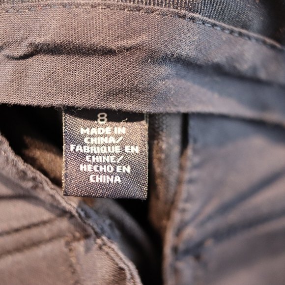 Tommy Hilfiger Y2K Flat Front Pants 8 High Rise Straight Leg Preppy Vintage - Picture 3 of 10